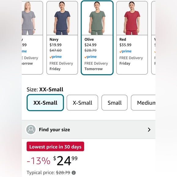 Cherokee Infinity Scrub Set - Picture 3 of 5